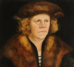 Portrait of a Man in a Brown Fur Cap